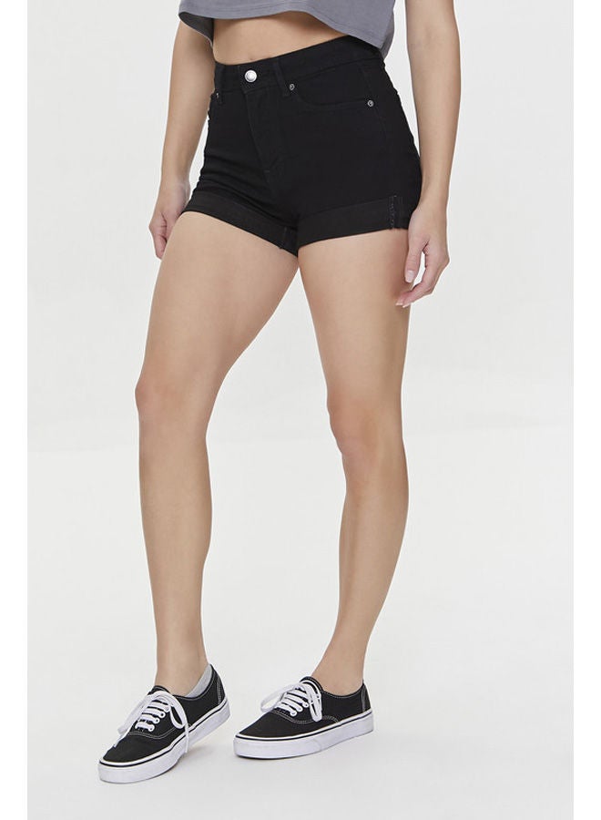 FOREVER 21 Denim Short Curvy  Short High - Image 3