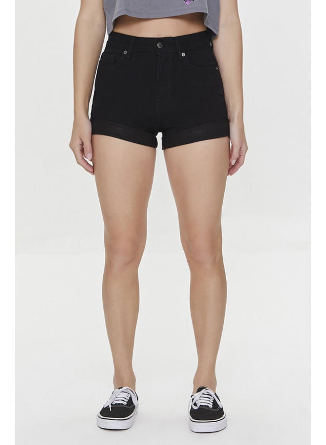 FOREVER 21 Denim Short Curvy  Short High - Image 2