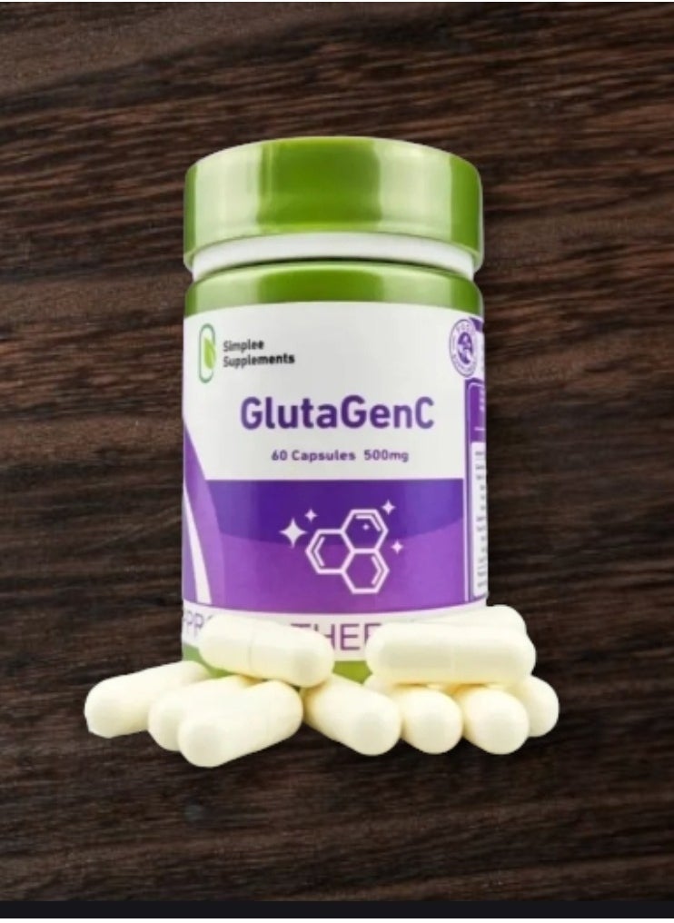 Simplee Supplements Gluta Genc 60 Capsules  - Image 1