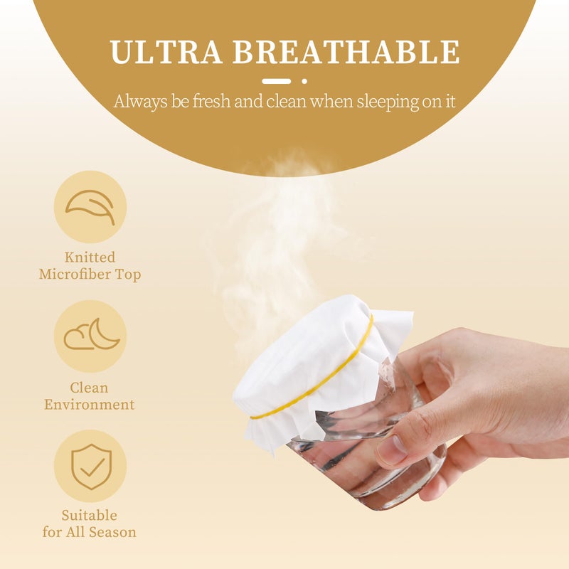 Safe and Sound Waterproof Mattress Protector, 2 Pack Queen Size Premium Mattress Cover, Noiseless Breathable Soft, Fitted Deep Pocket 8-21 Inch Bed Cover, Machine Washable - Image 5