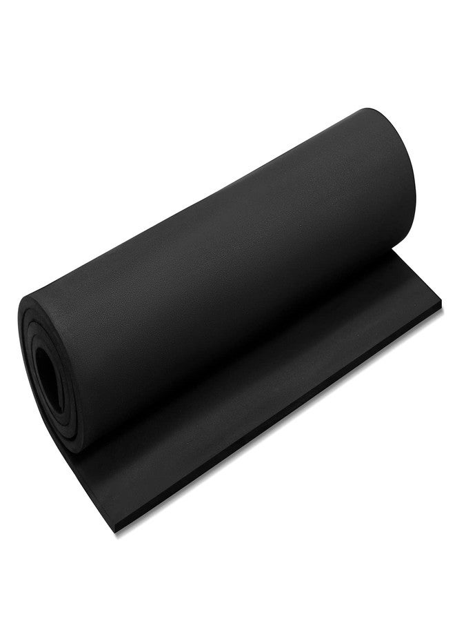 MEARCOOH Black Foam Sheets Roll, Premium Cosplay EVA Foam Sheet，8mm Thick,13.9x39,High Density 86kg/m3 for Cosplay Costume, Crafts, DIY Projects by - Image 1