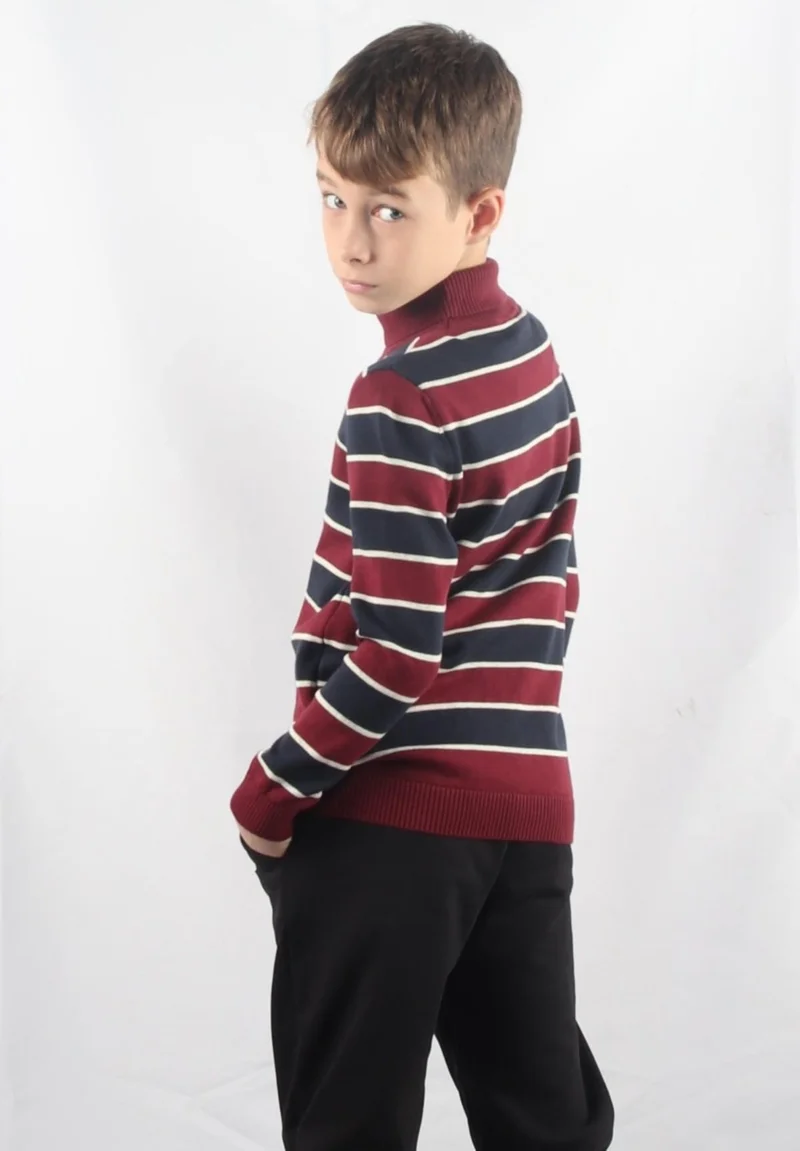 Alexander Gardi Turtleneck Kids Knitted Sweater C23-7105