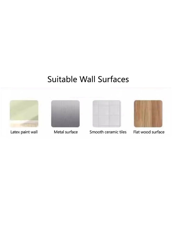 12-Pair Removable Picture Hanging Strips Double Sided Adhesive Fastener Tape - Image 4