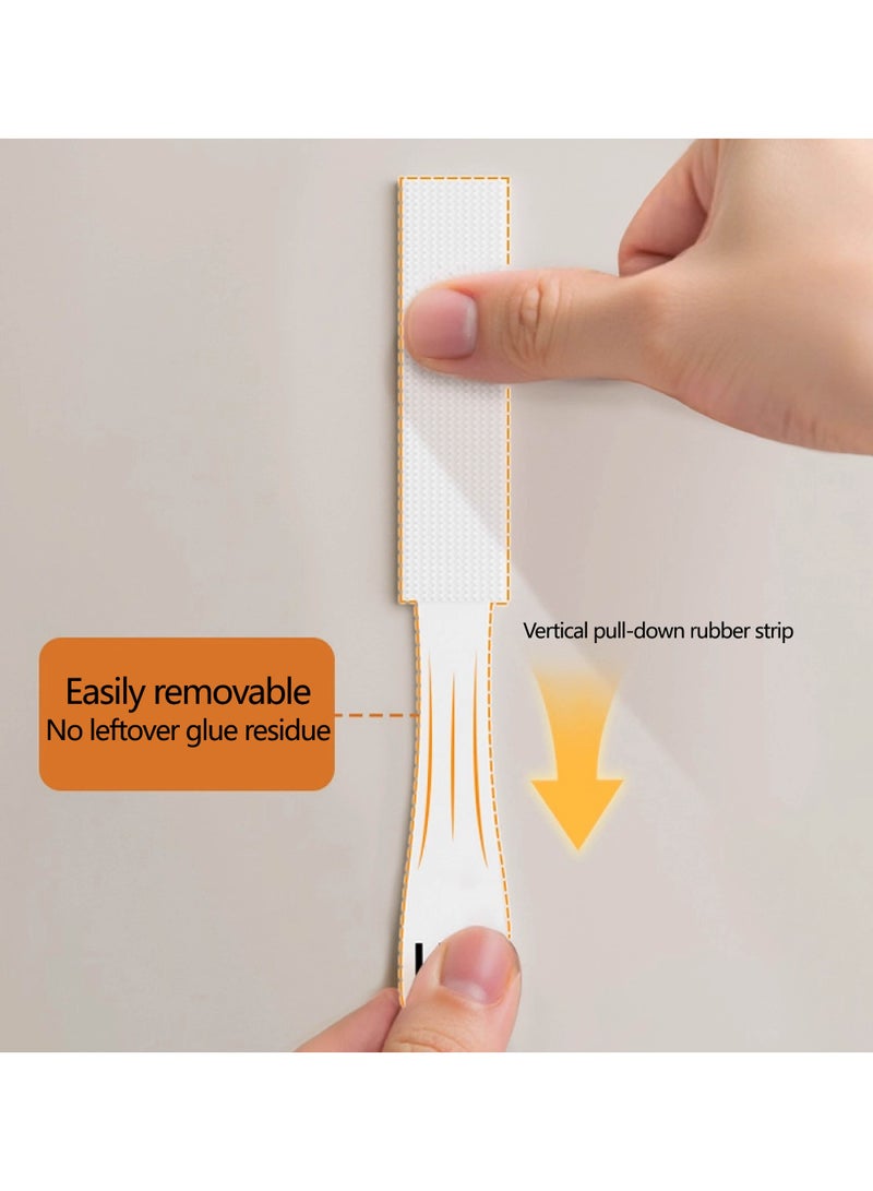 12-Pair Removable Picture Hanging Strips Double Sided Adhesive Fastener Tape - Image 2