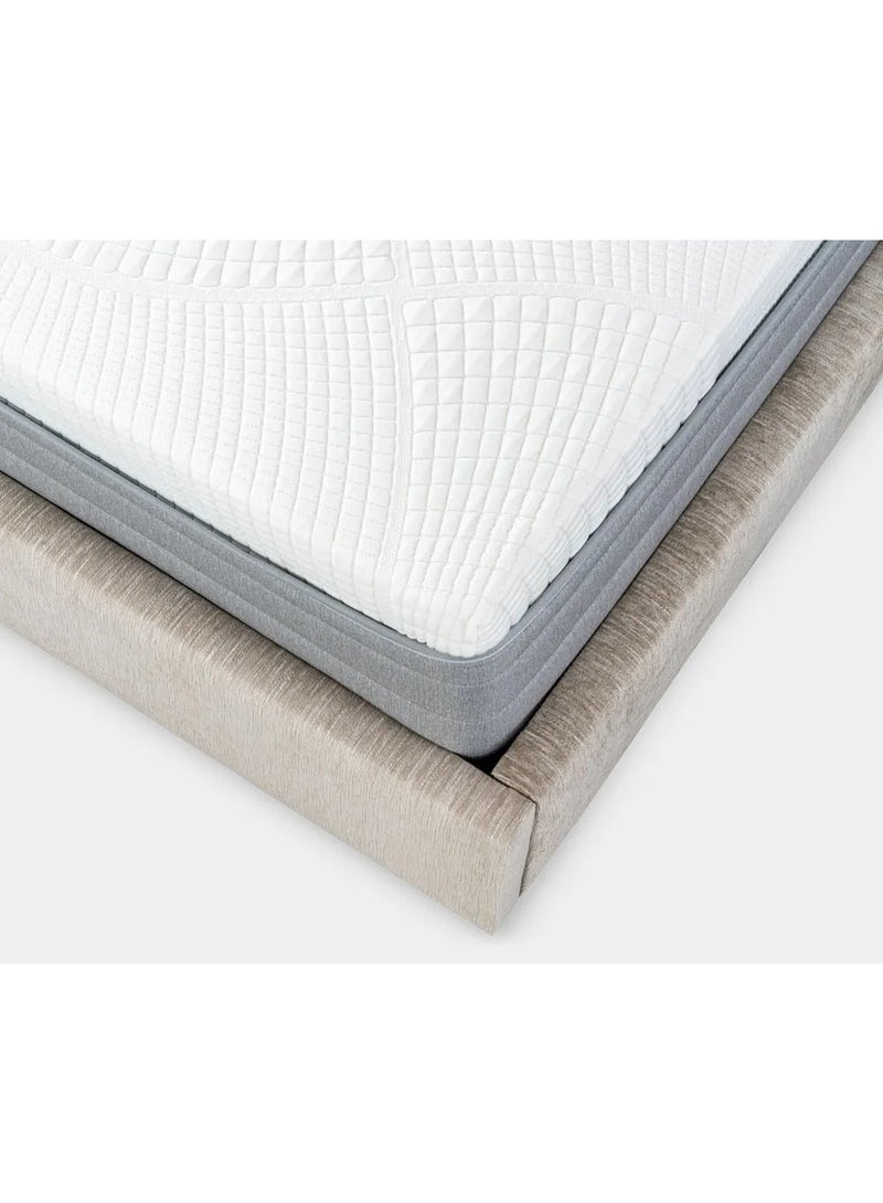 SAPSA BEDDING Glero Mattress with Encased Coil System Posture Support Natural White - Image 4