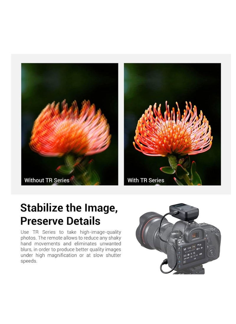 TR-S2 Remote Shutter Release for Sony, Wireless Shutter Release Intervalometer Compatible for Sony a7 a7m2 a7m3 a7S a7SII a7R a7RII a9 a9II a58 a6600 a6400 a6500 a6300 a6000 a5100 RX100M7