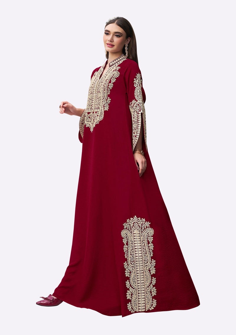Sara Arabia جلابية سارة العربية ذات الطابع الطبيعي - Image 3