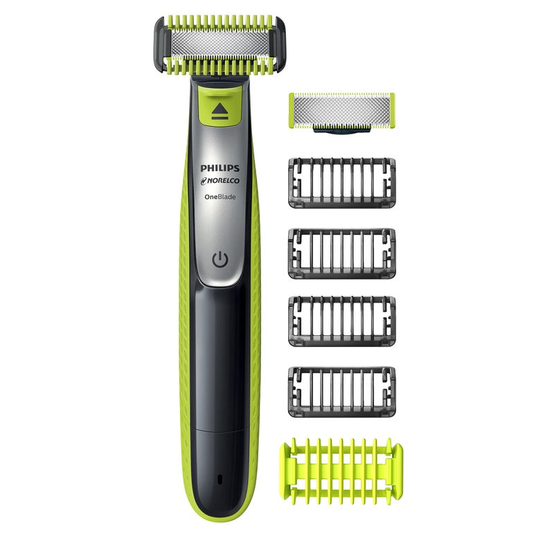 Norelco Philips Norelco OneBlade Face + Body Hybrid Electric Trimmer and Shaver, QP2630/70 - Image 1