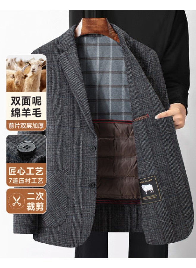 Fapai Men's Coat Autumn Winter Warm Casual Men's Suit Jacket - Image 1