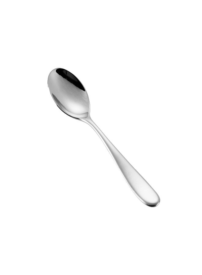 Restaurantware Sovereign 6.8 Inch Dessert Spoons, 2 Heavy-Duty Table Spoons - 18/10 Stainless Steel Tableware, Dishwashable, Sturdy Eating Spoons, Dinner Spoons, For Homes Or Restaurants - Image 2