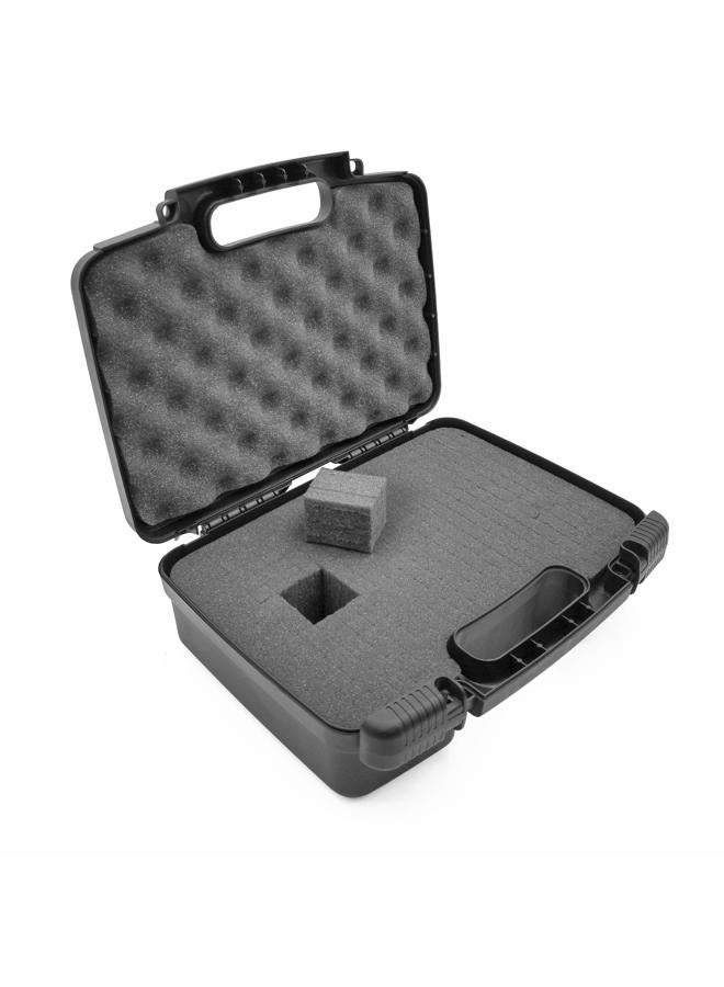 CASEMATIX 12" Customizable Foam Case for Portable Electronics - Hard Carrying Case with Pre-Diced Foam Interior for Use As Pico Projector Case, Microphone Case, Recorder Case and More - Image 1