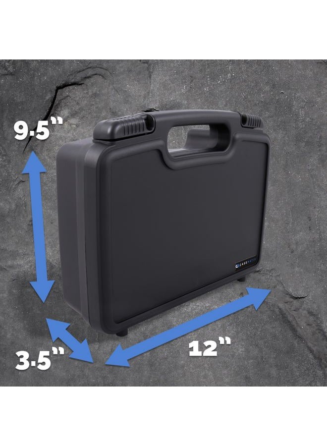 CASEMATIX 12" Customizable Foam Case for Portable Electronics - Hard Carrying Case with Pre-Diced Foam Interior for Use As Pico Projector Case, Microphone Case, Recorder Case and More - Image 5