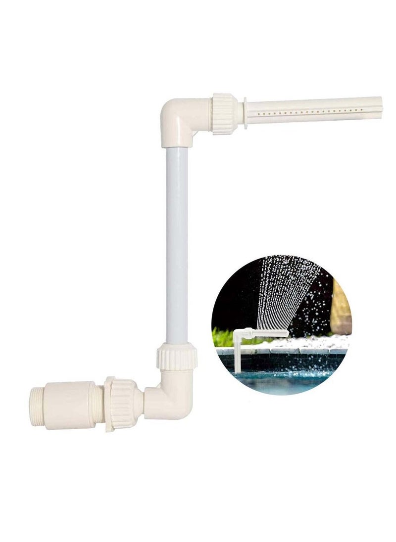 SYOSI Pool Fountain Fun Water Sprinkler Above Flower Wall Mounted Swimming Pool Fountain And Inground Swimming Pool Waterfalls Spray Pond Decor with net for Pond or Garden Decoration  - Image 1