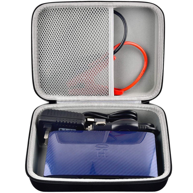 Case Compatible with Halo Bolt Portable Car Battery Jump Starter 588304440057720 mWh Charger Power Bank Holder for Halo Power Station 100for AC Outlet Not Fits for Halo Bolt Air Box Only