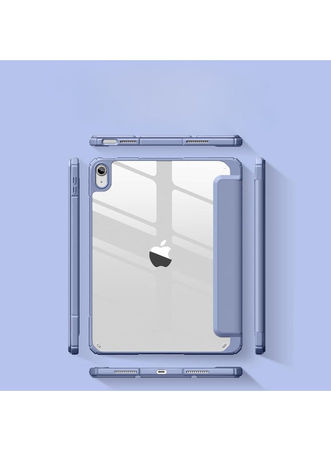 iPad 10th Generation Case, Maledan iPad Case for 2022\2025 Model 10th Generation 10th Generation Cover, Clear Transparent Back, Pencil Storage, New Full Protection, Shock Absorption, Anti-Scratch, Tri-Fold - Image 2