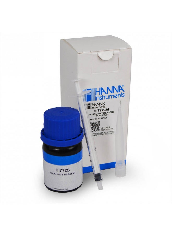 Hanna Instruments HI772-26 HI755-26 Alkalinity Checker Reagent (25 Tests) - Hanna Instruments  - Image 2