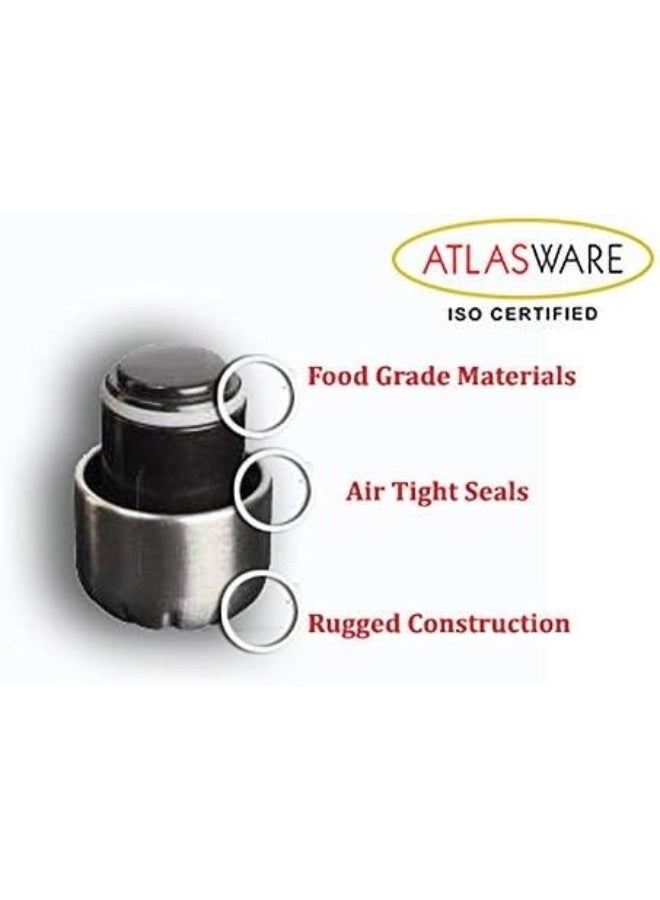 Atlasware 1 Liter Double Wall Stainless Steel Vacuum Flask Bottle - Image 4