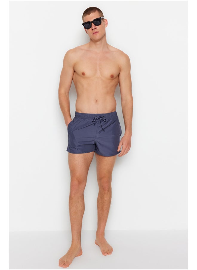 trendyol - Anthracite Men's Extra Short Basic Sea Shorts - Image 1