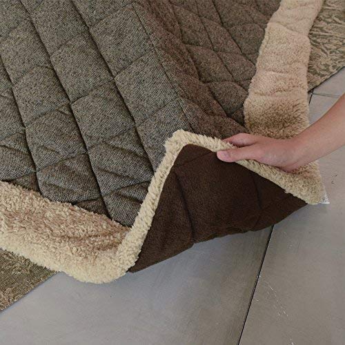 AZUMAYA KK-101BR Kotatsu Futon Comforter Square Shape W75 x D75 Inches, Polyester Fabric Material, Home and Living, Light Brown Color, This Order Comes only Futon Comforter - Image 4