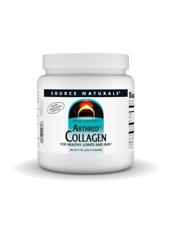 Source Naturals مسحوق بروتين الكولاجين أرثراد من سورس ناتشورالز - غير منكه سريع الذوبان ببتيدات مهدرجة - دعم مضاد للشيخوخة لصحة العظام والمفاصل والبشرة - 9 أونصات (30 حصة) - Image 1