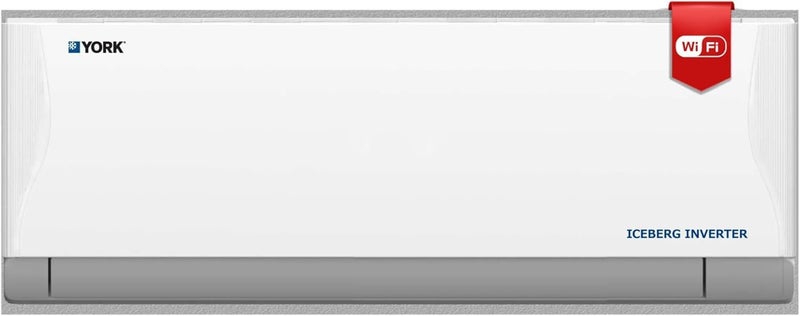 YORK ICEBERG High Wall Split Inverter 18,000 Btu Cool and Heat Air Conditioner - WiFi - Image 1