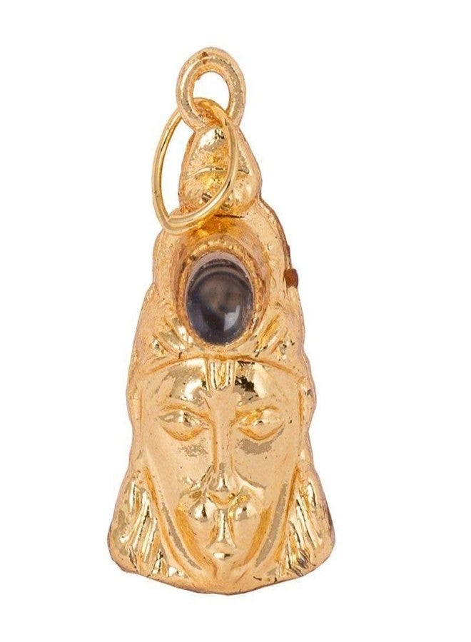 DealFry® Gold Plated Hanuman Chalisa Yantra Kavach Locket with Chalisa Printed on Optical Lens, Pendant for Men Women, Made in India Best For Gifting - Image 3