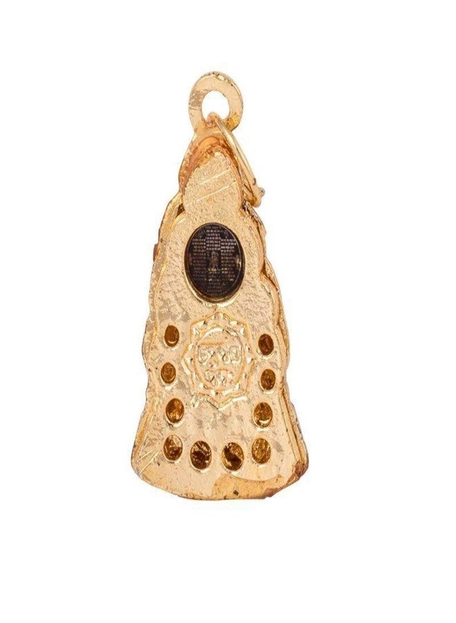DealFry® Gold Plated Hanuman Chalisa Yantra Kavach Locket with Chalisa Printed on Optical Lens, Pendant for Men Women, Made in India Best For Gifting - Image 4