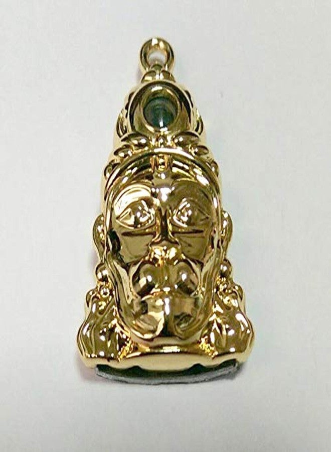 DealFry® Gold Plated Hanuman Chalisa Yantra Kavach Locket with Chalisa Printed on Optical Lens, Pendant for Men Women, Made in India Best For Gifting - Image 2