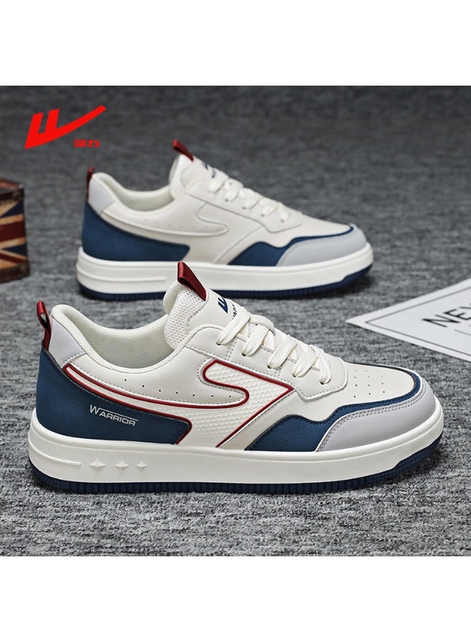 WARRIOR Retro Color-Block Casual Sneakers - Breathable Low-Top Board Shoes for Daily Wear 41SIZE - Image 3