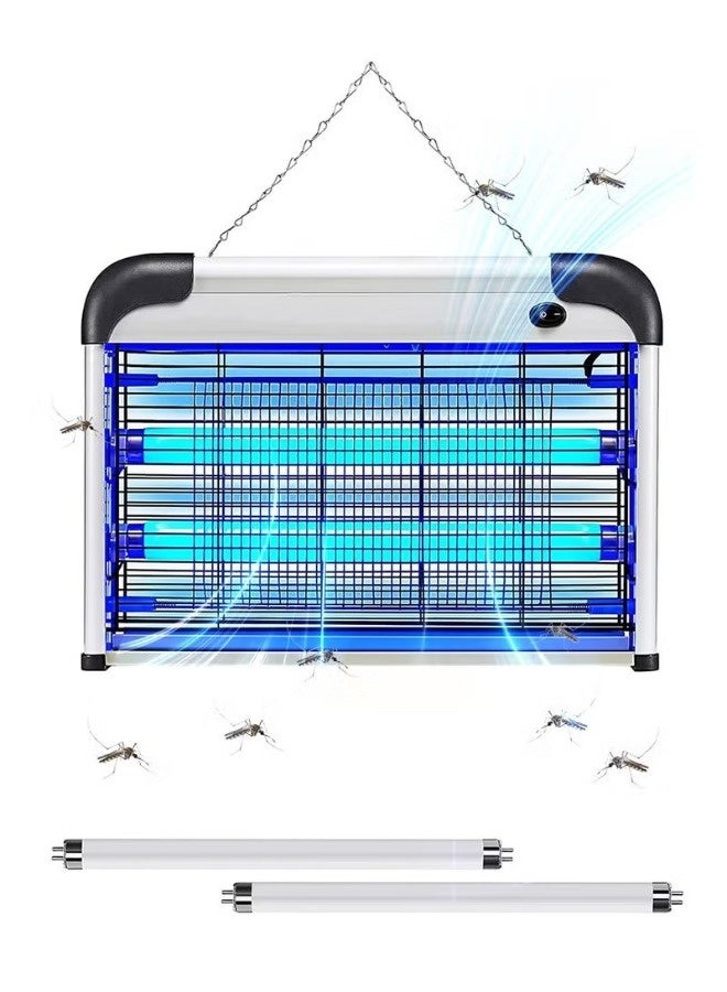 LED Bug Zapper Electric Mosquito Killer Indoor Fly Trap with UV Light Covers 50㎡+ Quiet Chemical-Free Insect Killer for Home Kitchen Restaurant Garden - Image 1