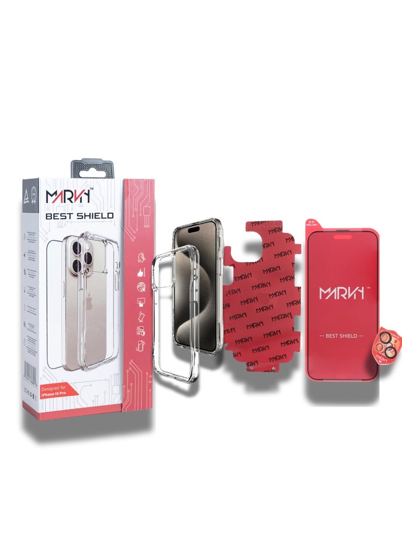 MARVN MARVN Full Protection Package for iPhone 16 Pro Max – Dual-Layer Screen Protector, Camera Shield, Slim Back Cover, MagSafe Compatible with 24-Month Warranty  - Image 2