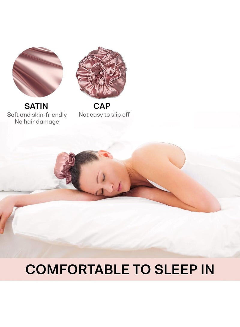 أدوات تجعيد من اوفي الشعر بدون حرارة من الساتان 6 قطع، بكرات ناعمة على شكل وسادة مع أغطية، بدون قضبان تمويج حرارية وعصابة رأس لجميع أنواع الشعر - Image 4