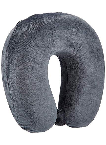ANTIL'S ANTILS Unisex UShaped Neck Rest Pillow for Travel Micro Fibres Soft CushionGrey  - Image 1