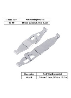 Excefore Ingrown Straightening Clips Toenail Pedicure Tool Curved Brace Toenails Thick Paronychia Correction Tool, Ingrowing Nail Treatment Kit, 2 Sizes 4 Pcs  - Image 2