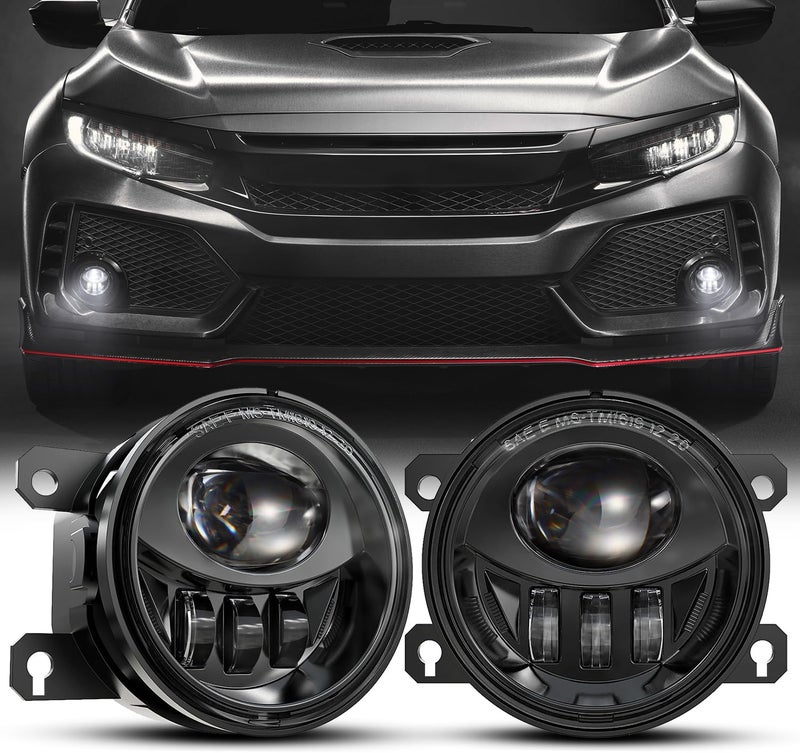 4X4FLSTC LED Fog Lights Assembly for Honda Sedan Models 2013-2021 - Image 1
