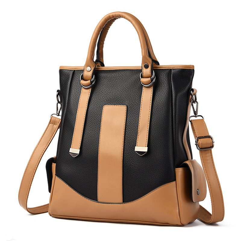 Large Capacity Bag Women'S Fashion Women'S Bag Popular Color Matching Women'S Shoulder Bag Portable Tote Bag - Image 4