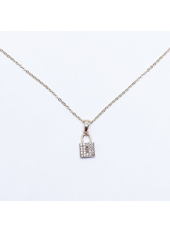 FLUFFY Lock Soft Necklaces Of Fluffy Women's Accessories-Gold  - Image 3