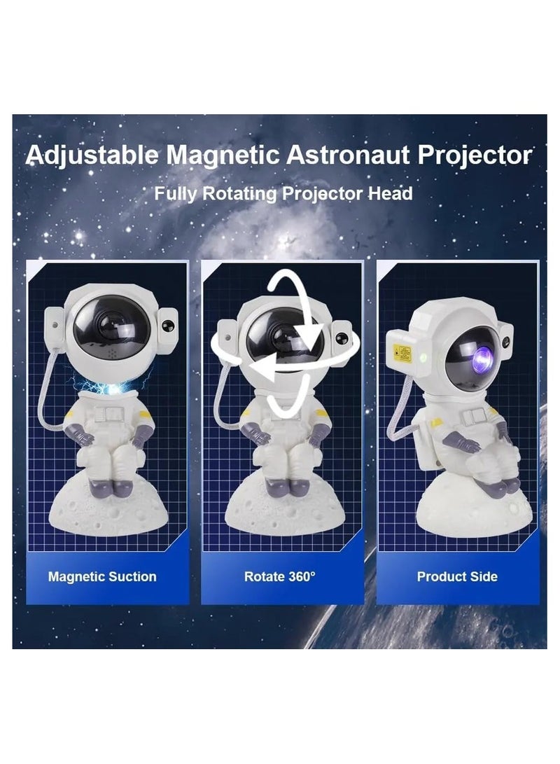 SYOSI Star Projector Galaxy Night Light Bluetooth Sound Astronaut Space Projector Starry Nebula Ceiling LED Lamp Sky Projector with Moon Light Kids Room Decor Aesthetic Gifts for Birthday Gift - Image 5