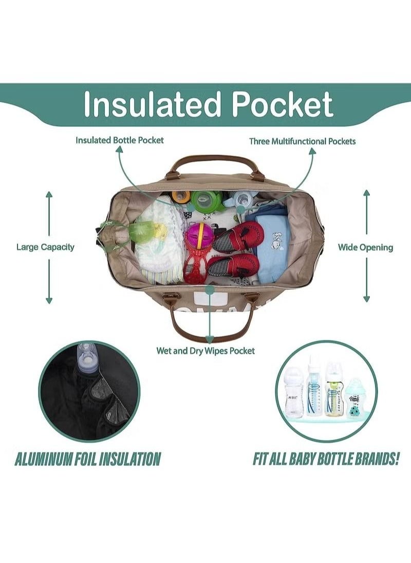 Gonice Maternity Labor and Delivery Bag - Mommy Diaper Tote Bag with Organizing Pouches, Stylish and Multifunctional  - Image 3