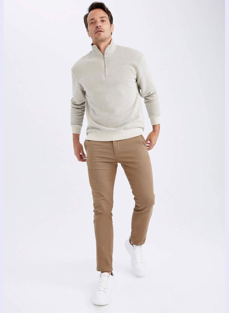 DeFacto Man Comfort Fit Knitted Sweat Shirt - Image 2