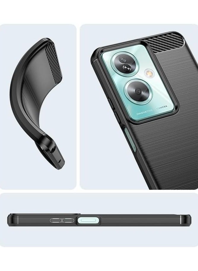 general Case Compatible with Oppo A79 5G, Soft TPU Carbon Fiber Texture Anti-Scratch Shockproof Phone Case Ultra Slim Anti-Drop Rugged Bumper Cover for Oppo A79 5G - Image 5