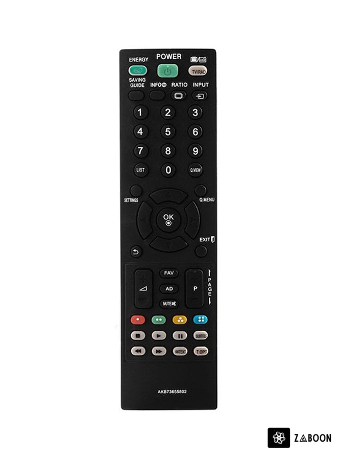 Zaboon Universal Remote Control For LG LED LCD Smart TV Black
