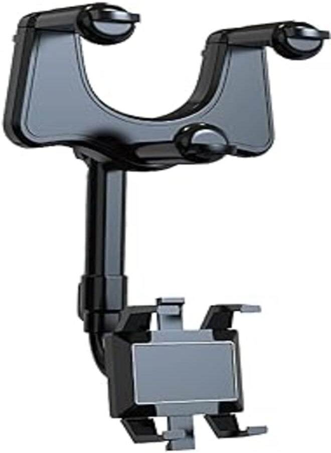 Yctze - Yctze Car Rear View Mirror Phone Mount 360 Degree Rotation Fuse HoldersPhone Mount For Car Rear View Mirror Phone Holder Rear View Mirror Phone Mount Car - Image 1