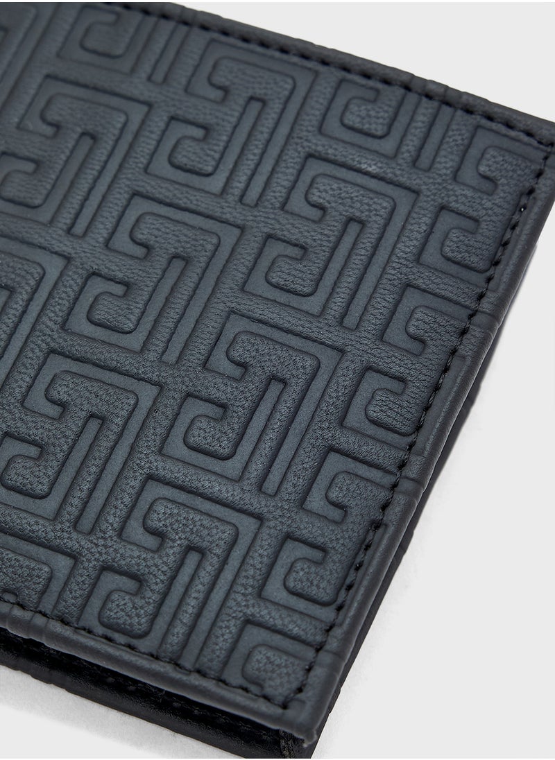 Robert Wood - Textuted Bi-Fold Wallet - Image 1