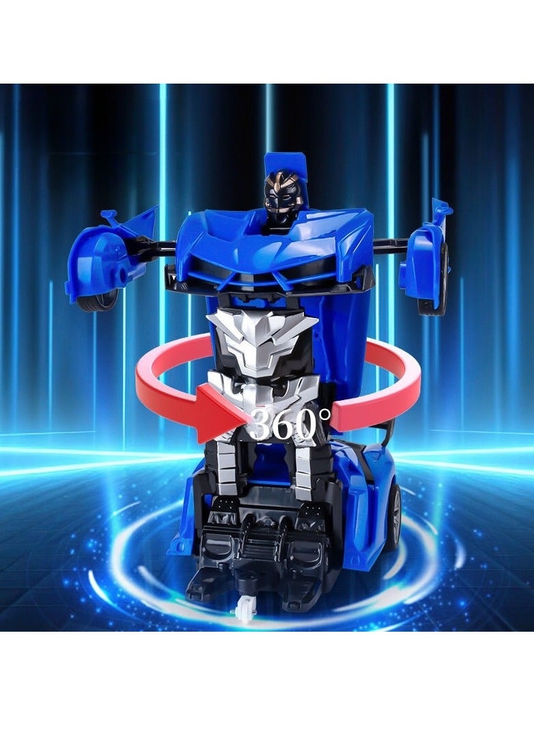 AL RAID 2 in 1 Remote Control Car with Lights and 360° Rotation, RC Cars with Cool Appearance and One-click Deformation, 1:18 Scale Transforming Car Toy, Made of Sturdy Safe ABS Materials - Image 2