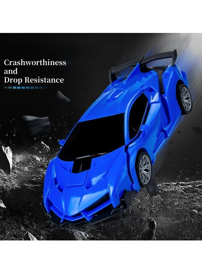 AL RAID 2 in 1 Remote Control Car with Lights and 360° Rotation, RC Cars with Cool Appearance and One-click Deformation, 1:18 Scale Transforming Car Toy, Made of Sturdy Safe ABS Materials - Image 3