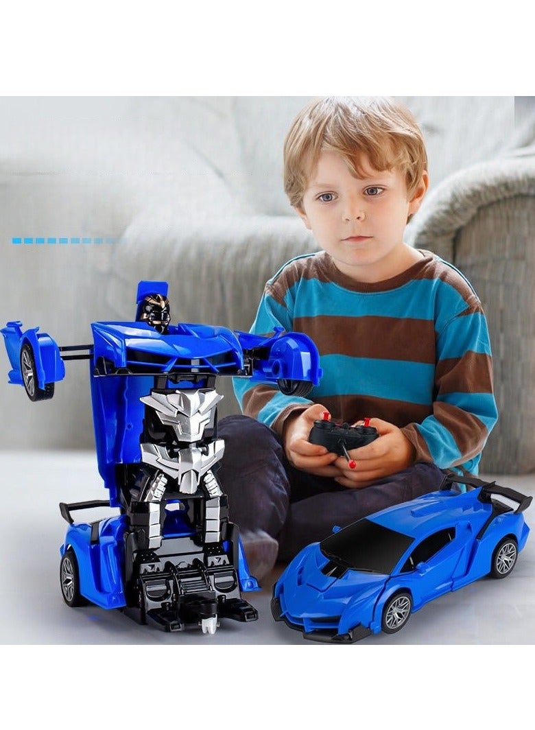 AL RAID 2 in 1 Remote Control Car with Lights and 360° Rotation, RC Cars with Cool Appearance and One-click Deformation, 1:18 Scale Transforming Car Toy, Made of Sturdy Safe ABS Materials - Image 5