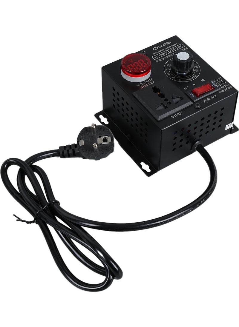 Powermaster PM-21013 10 100V Ac 4000 Watt 15A Speed Light Control Motor Driver Voltage Regulator  - Image 3