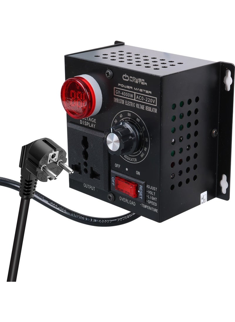 Powermaster PM-21013 10 100V Ac 4000 Watt 15A Speed Light Control Motor Driver Voltage Regulator  - Image 2