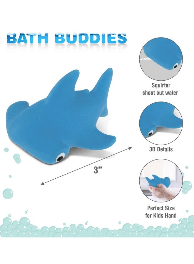 Puzzled Hammerhead Shark Rubber Squirter Bath Buddy Bath Toy Ocean Sea Life Collection 3 Inch Affordable Gift For Your Little One Item 2773 - Image 3